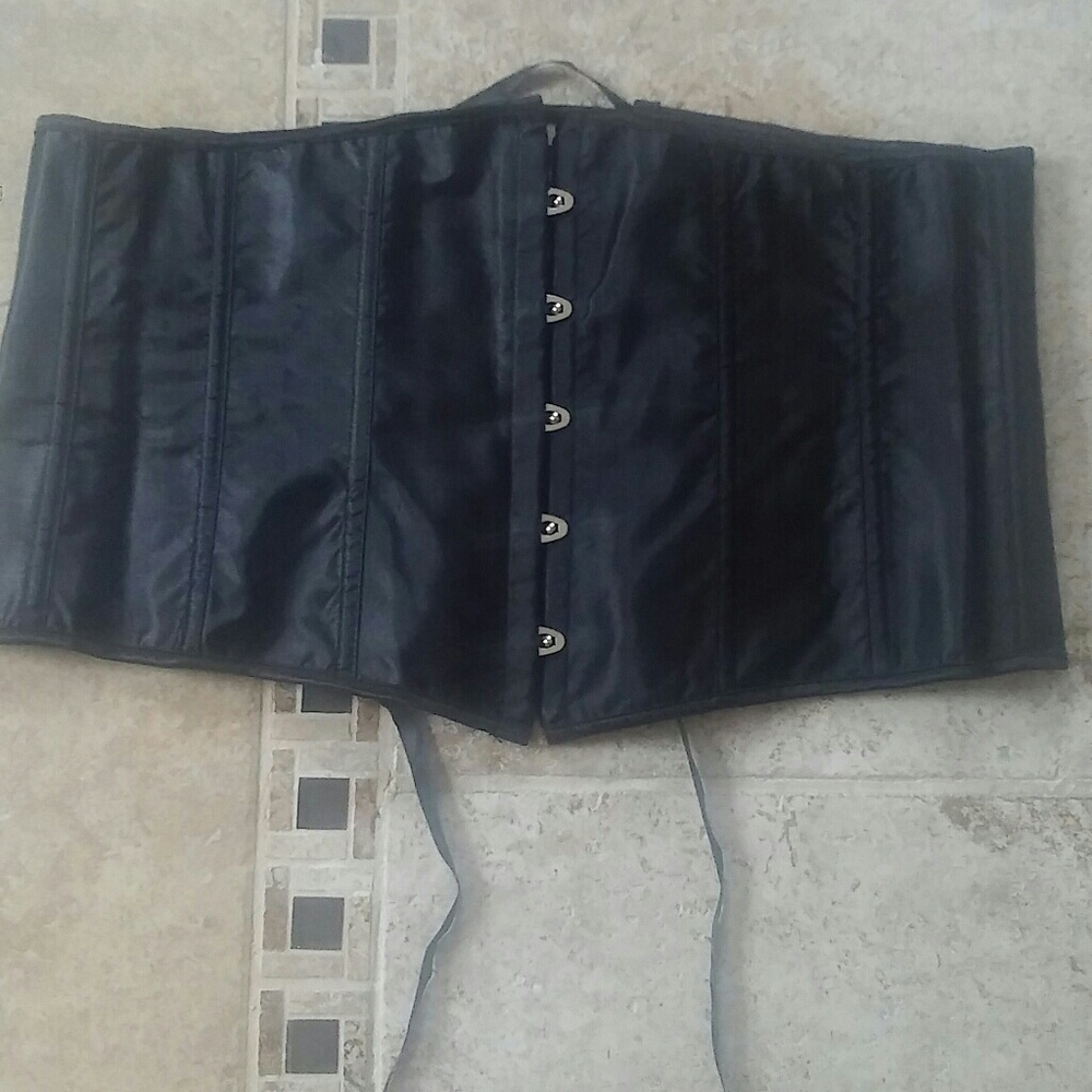 Satin plus size corset